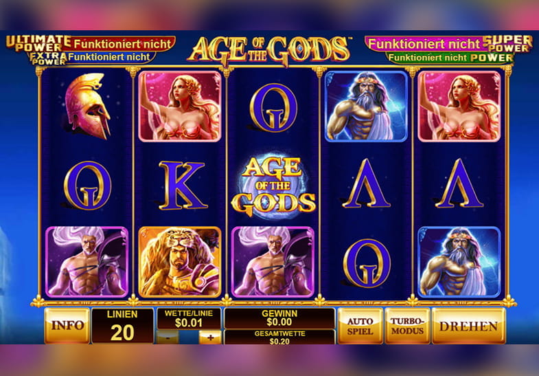 Age of the Gods Spielautomat