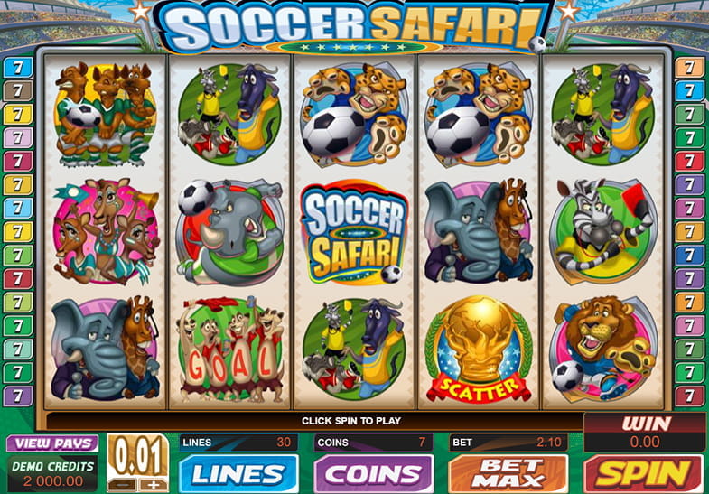 Fussball Safari Spielautomat