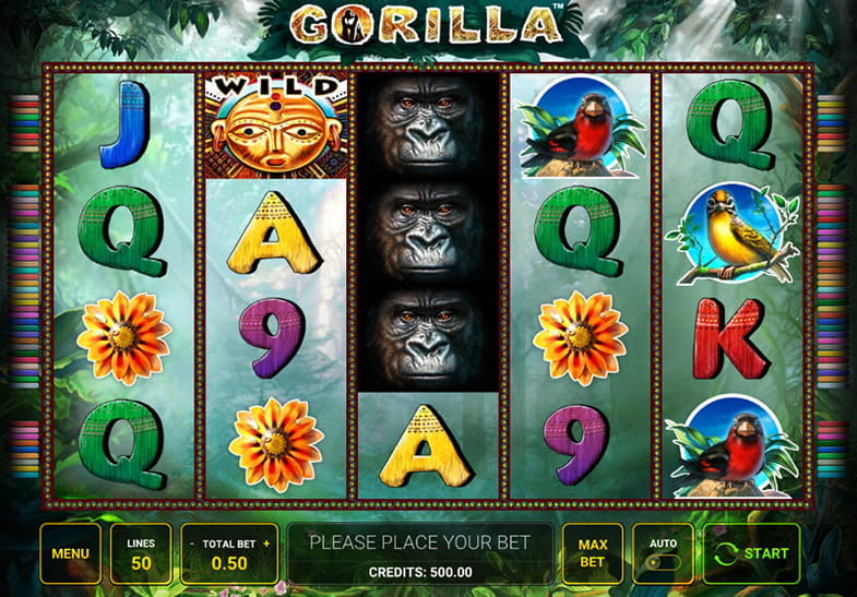 Der Novomatic Spielautomat Gorilla
