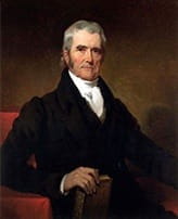 Das Porträt des Obersten Richters John Marshall von dem Maler Henry Inman 