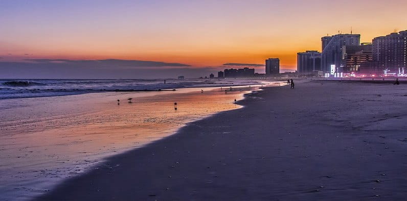 Atlantic City Romantik in der Nacht