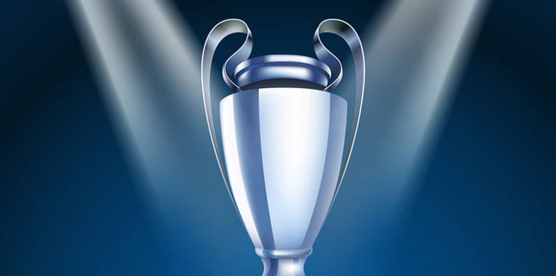 Die Trophäe der UEFA Champions League