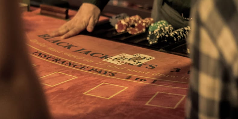 Blackjack Tisch im Holland Casino Amsterdam.