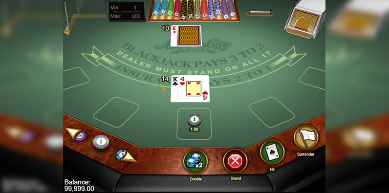 Atlantic City Blackjack Spiel
