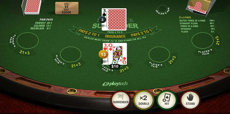 Blackjack Surrender Spiel