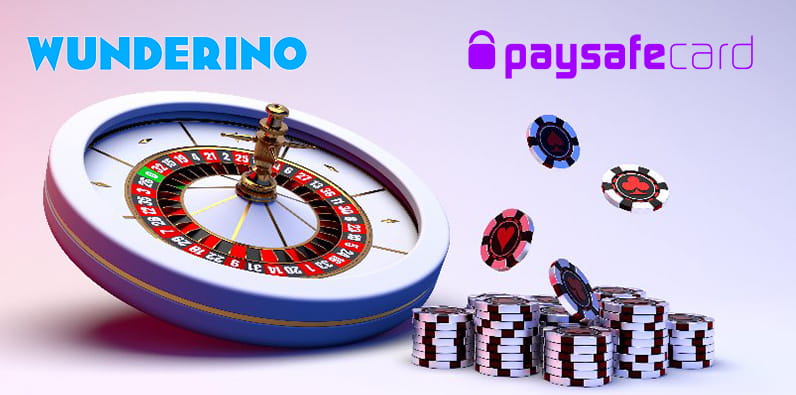 Zahlung im Wunderino Casino mit paysafecard.