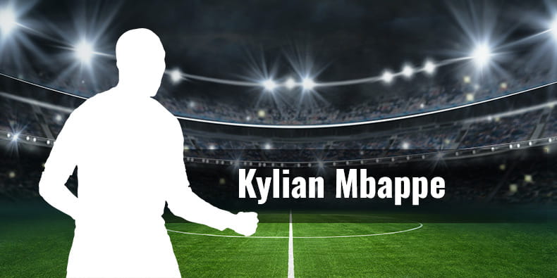 Umrisse von Kylian Mbappé