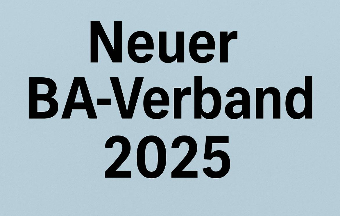 Ein Bild mit der Meldung, dass ein neuer BA-Vorstand gewählt wurde.